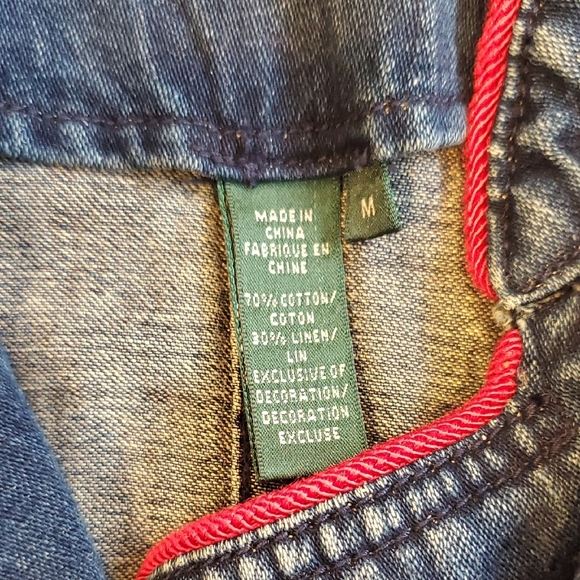 Ralph Lauren Denim Jacket with Red Accents - Picture 3 of 8